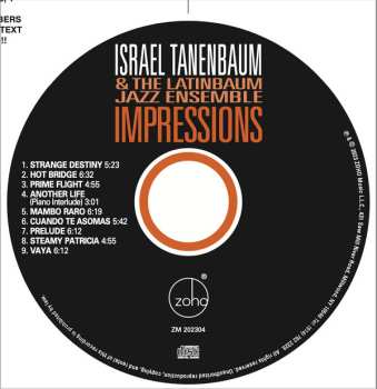 CD Israel Tanenbaum: Impressions
