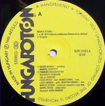 LP István Mártha: Hearts