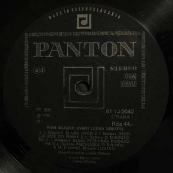 LP Ivan Mládek: Ivan Mládek Uvádí Luďka Sobotu