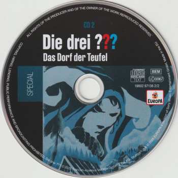2CD Ivar Leon Menger: Die Drei ??? - Das Dorf Der Teufel