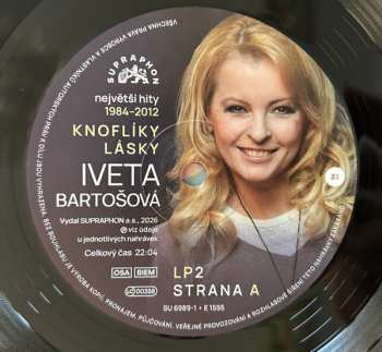 2LP Iveta Bartošová: Knoflíky Lásky (Největší Hity 1984-2012)