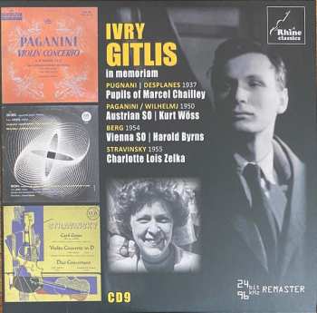 9CD/Dobozkészlet Ivry Gitlis: In Memoriam / Inédits Et Introuvables
