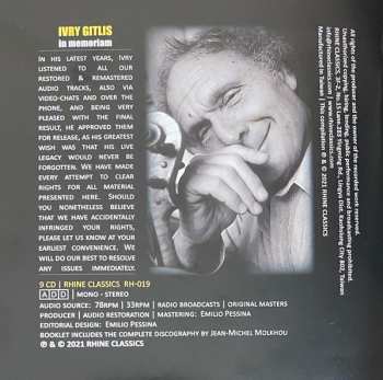 9CD/Dobozkészlet Ivry Gitlis: In Memoriam / Inédits Et Introuvables
