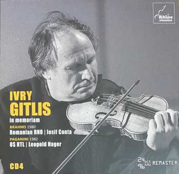 9CD/Dobozkészlet Ivry Gitlis: In Memoriam / Inédits Et Introuvables