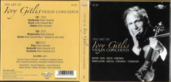 3CD/Dobozkészlet Ivry Gitlis: The Art Of Ivry Gitlis Violin Concertos