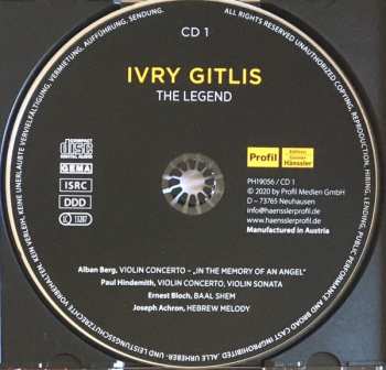 4CD/Dobozkészlet Ivry Gitlis: The Legend