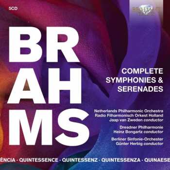 5CD/Dobozkészlet Johannes Brahms: Complete Symphonies & Serenades