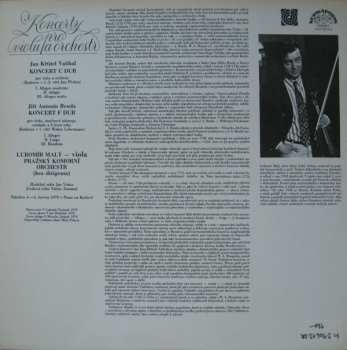 LP J. K. Vaňhal, J. A. Benda: Koncerty pro violu a orchestr