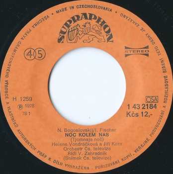 SP Helena Vondráčková: Noc Kolem Nás / Kdybych Byl Kouzelníkem