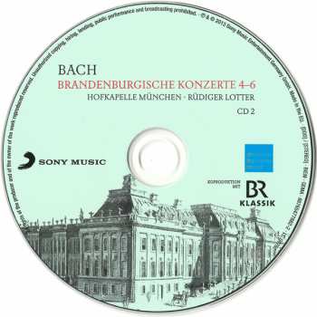 2CD Johann Sebastian Bach: Brandenburgische Konzerte  1 - 6