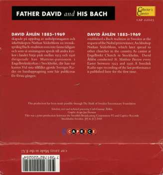 2CD/Dobozkészlet Johann Sebastian Bach: Father David & His Bach: St. Matthew Passion