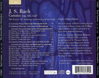 CD Johann Sebastian Bach: Cantatas 34, 50, 147