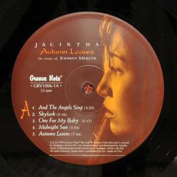 2LP Jacintha: Autumn Leaves - The Songs Of Johnny Mercer
