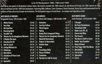5CD/2DVD/Dobozkészlet Jack Bruce: Live At Rockpalast 1980, 1983 And 1990