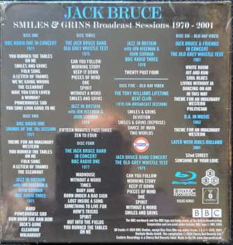 4CD/Dobozkészlet/2Blu-ray Jack Bruce: Smiles And Grins (Broadcast Sessions 1970-2001)