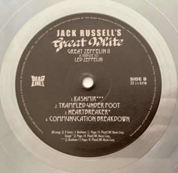 LP Jack Russell's Great White: Great Zeppelin II: A Tribute To Led Zeppelin LTD | CLR
