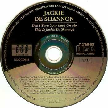 CD Jackie DeShannon: Don't Turn Your Back On Me / This Is Jackie De Shannon