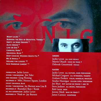 CD Jackie Leven: Night Lilies