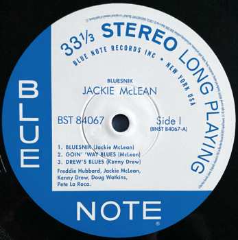LP Jackie McLean: Bluesnik