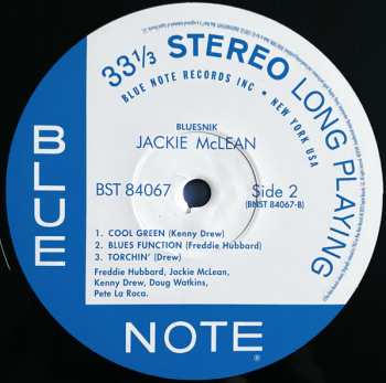 LP Jackie McLean: Bluesnik