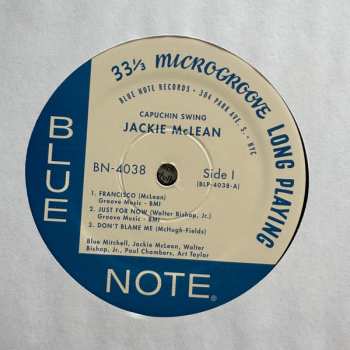 LP Jackie McLean: Capuchin Swing