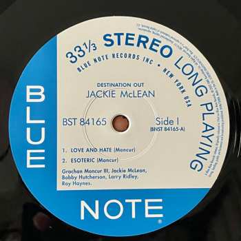 LP Jackie McLean: Destination... Out!