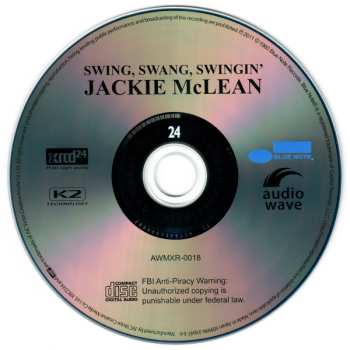 CD Jackie McLean: Swing, Swang, Swingin'