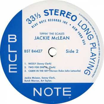 LP Jackie McLean: Tippin' The Scales