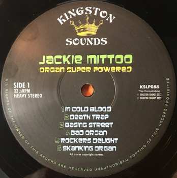 LP Jackie Mittoo: Organ Super Powered