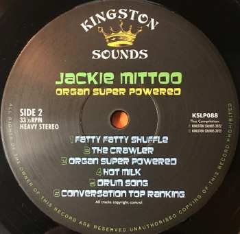 LP Jackie Mittoo: Organ Super Powered