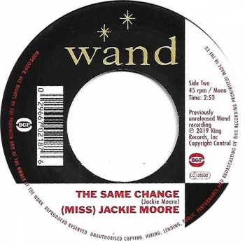 SP Jackie Moore: Who Told You / The Same Change