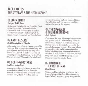 CD Jackie Oates: The Spyglass & The Herringbone