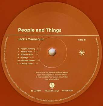 LP Jack's Mannequin: People And Things LTD | NUM | CLR