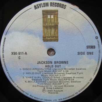 LP Jackson Browne: Hold Out