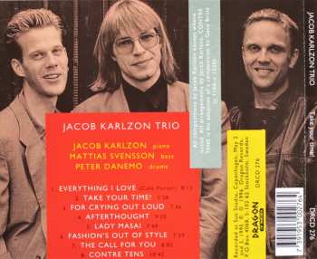 CD Jacob Karlzon Trio: Take Your Time!