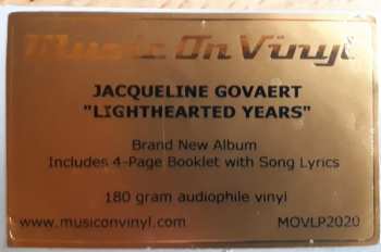 LP Jacqueline Govaert: Lighthearted Years