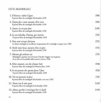 3CD/Dobozkészlet Cappella Mediterranea: Motetti - Madrigali - Chansons