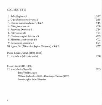 3CD/Dobozkészlet Cappella Mediterranea: Motetti - Madrigali - Chansons