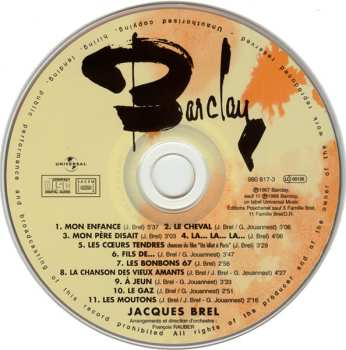 CD Jacques Brel: Jacques Brel 67