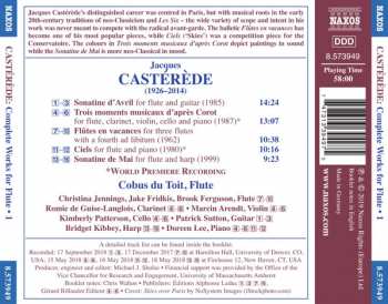 CD Jacques Casterède: Complete Works For Flute • 1
