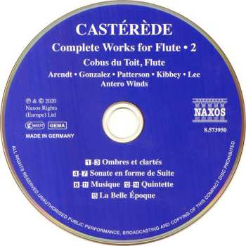 CD Jacques Casterède: Complete Works For Flute • 2