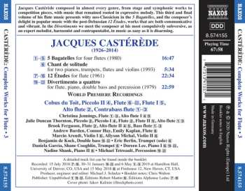 CD Jacques Casterède: Complete Works For Flute • 3