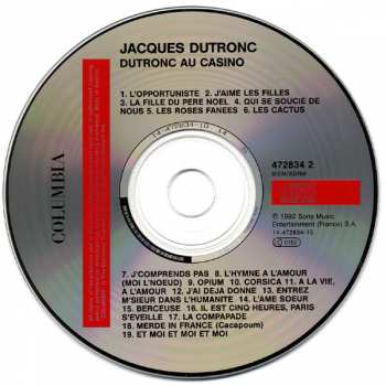 CD Jacques Dutronc: Dutronc Au Casino