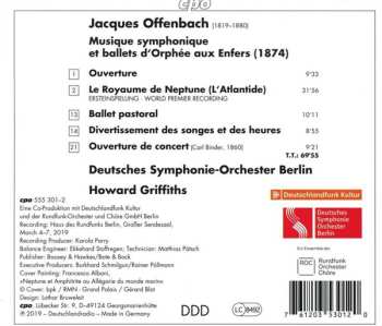CD Jacques Offenbach: Le Royaume de Neptune