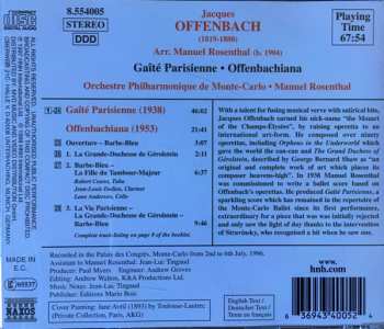 CD Jacques Offenbach: Gaîté Parisienne • Offenbachiana