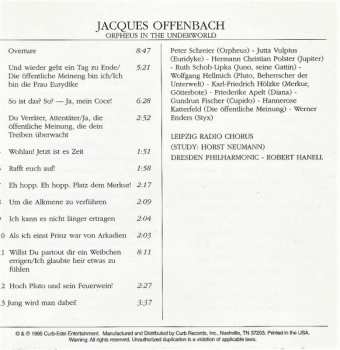 CD Jacques Offenbach: Orpheus In The Underworld = Orpheus In Der Unterwelt (Selections)