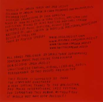 CD Jaga Jazzist: One-Armed Bandit