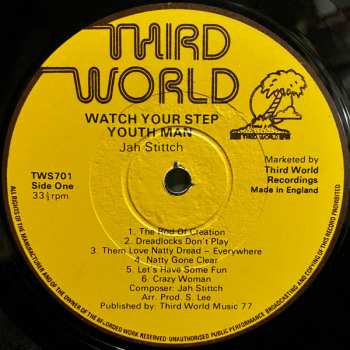 LP Jah Stitch: Watch Your Step Youthman