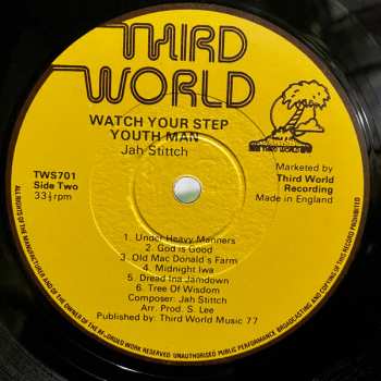 LP Jah Stitch: Watch Your Step Youthman