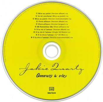 CD Jakie Quartz: Amour À Vie